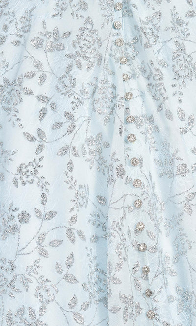 Colette For Mon Cheri CL12255 - Strapless Glitter Lace A Line Gown Special Occasion Dress