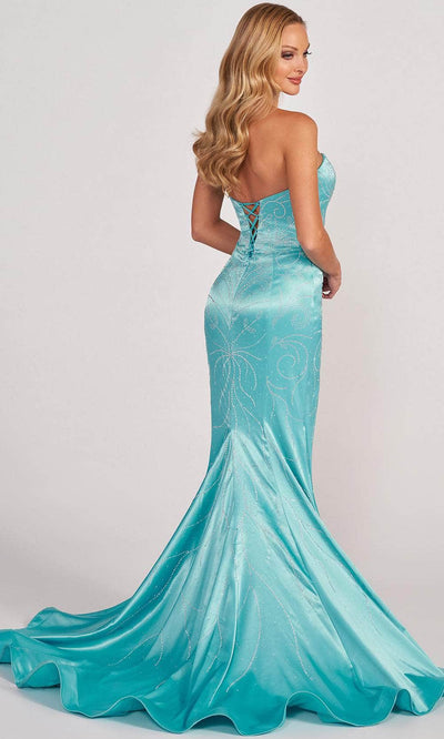 Colette for Mon Cheri CL2045 - Glittering Strapless Prom Gown Evening Dresses