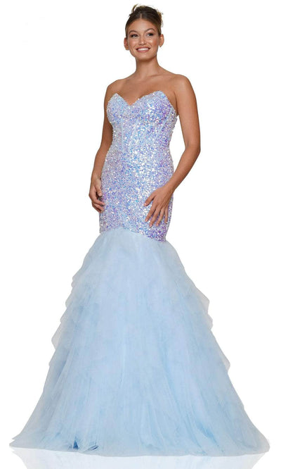 Colors Dress 3202 - Strapless Embellished Prom Dress Prom Dresses