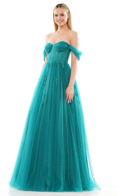 Colors Dress 3240 - Corset Tulle Prom Dress Evening Dresses