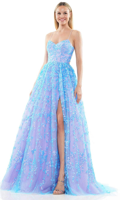 Colors Dress 3247 - Embellished A-Line Prom Dress Evening Dresses