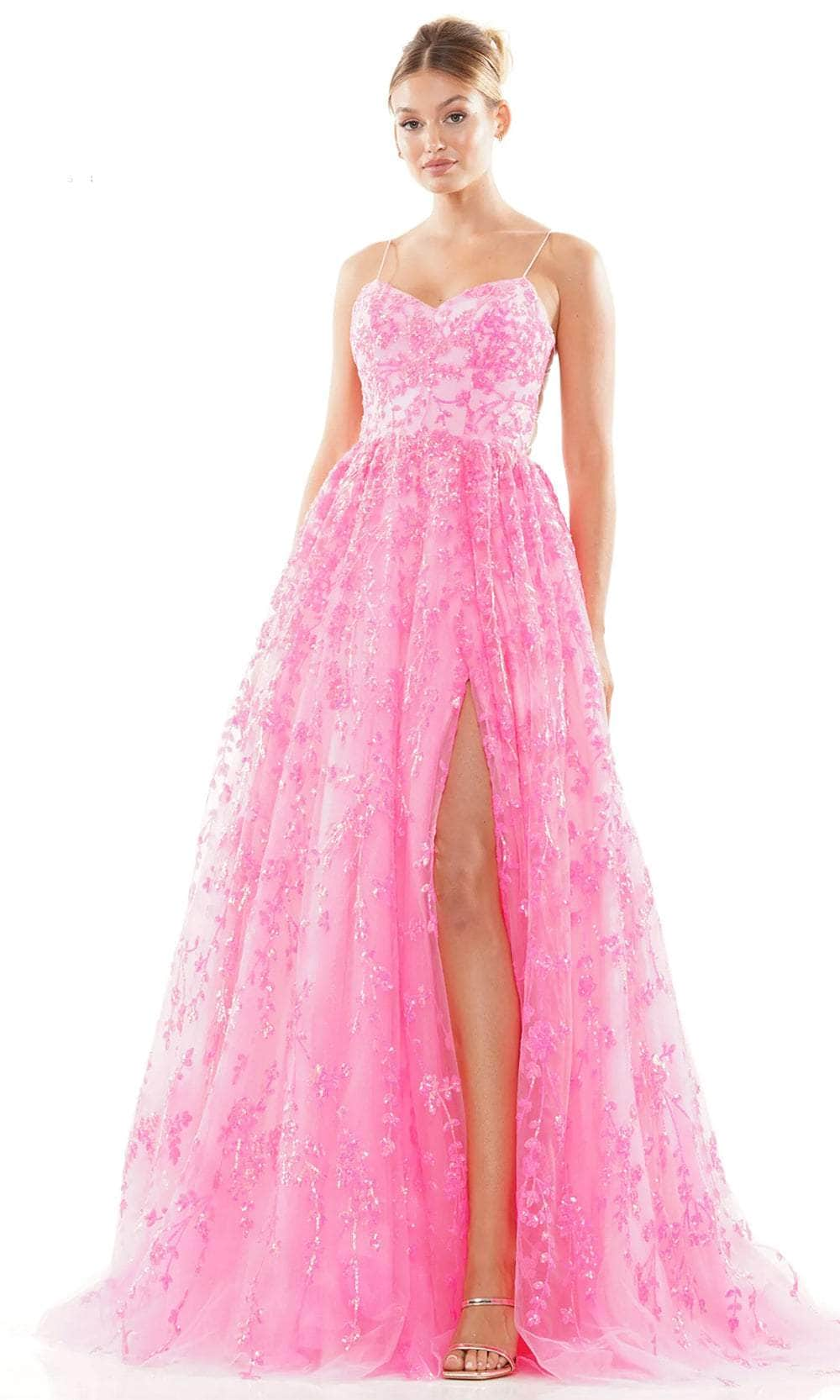 Colors Dress 3247 - Embellished A-Line Prom Dress Evening Dresses