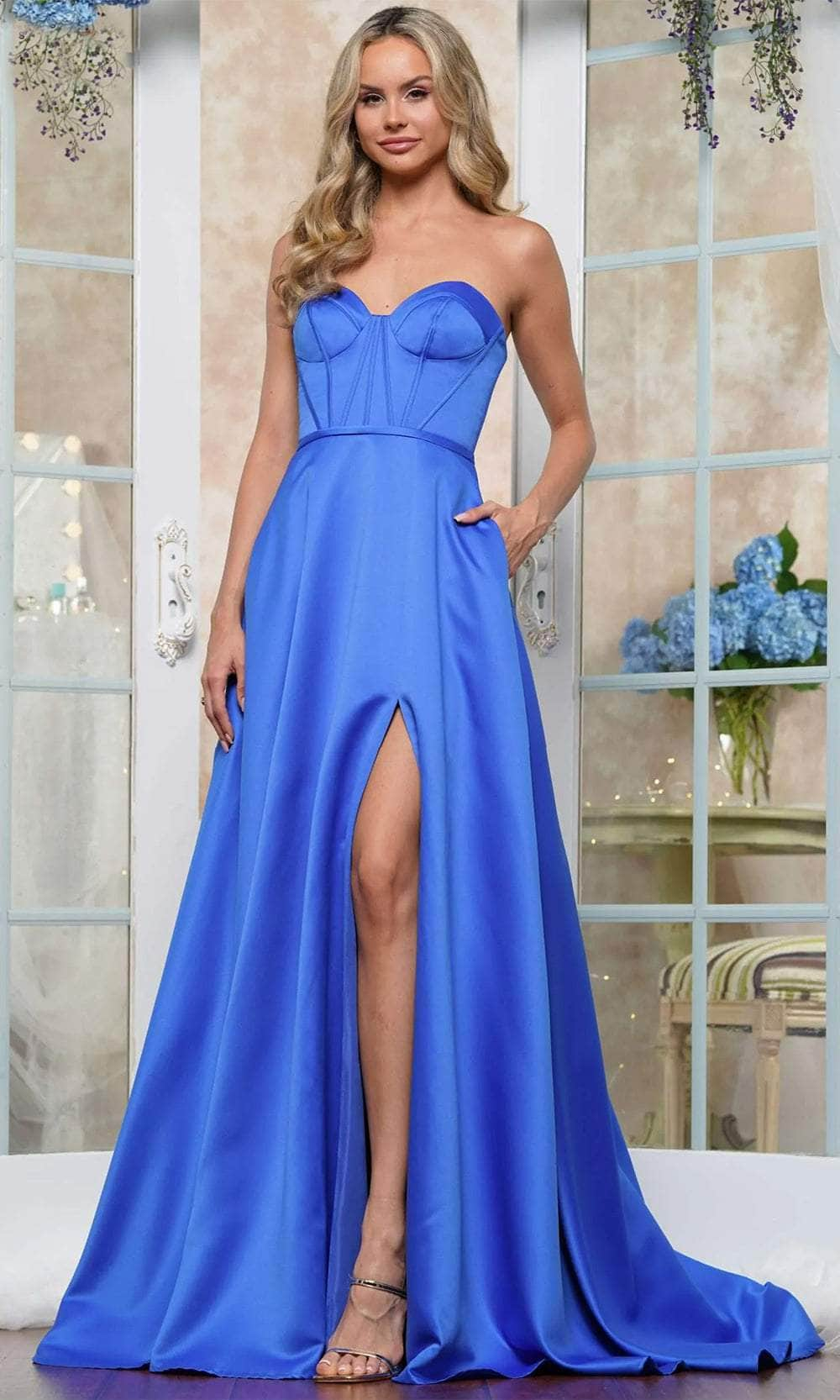 Colors Dress 3434 - Satin A-Line Prom Dress Evening Dresses