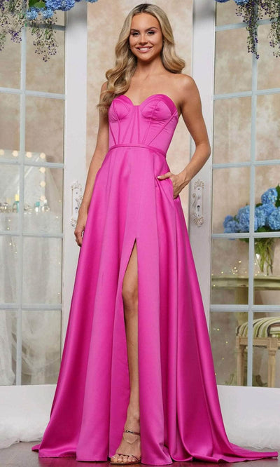 Colors Dress 3434 - Satin A-Line Prom Dress Evening Dresses