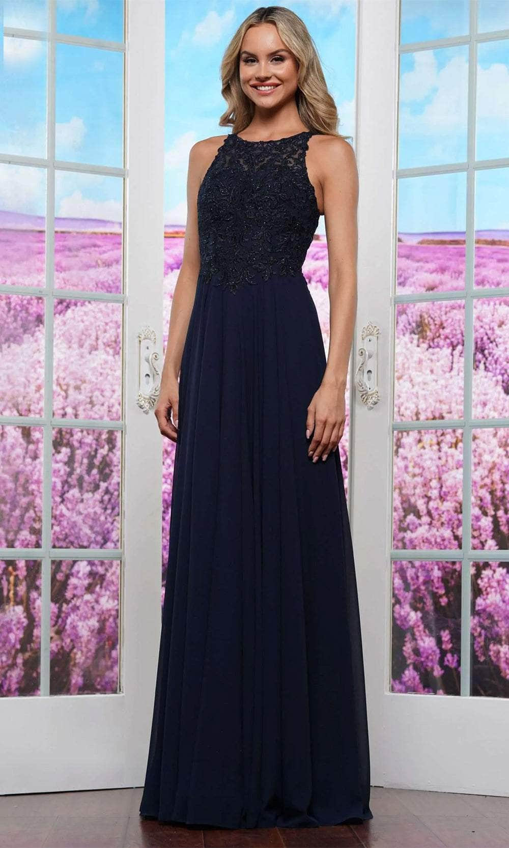 Colors Dress 3440 - Sleeveless Ornate Prom Dress Evening Dresses