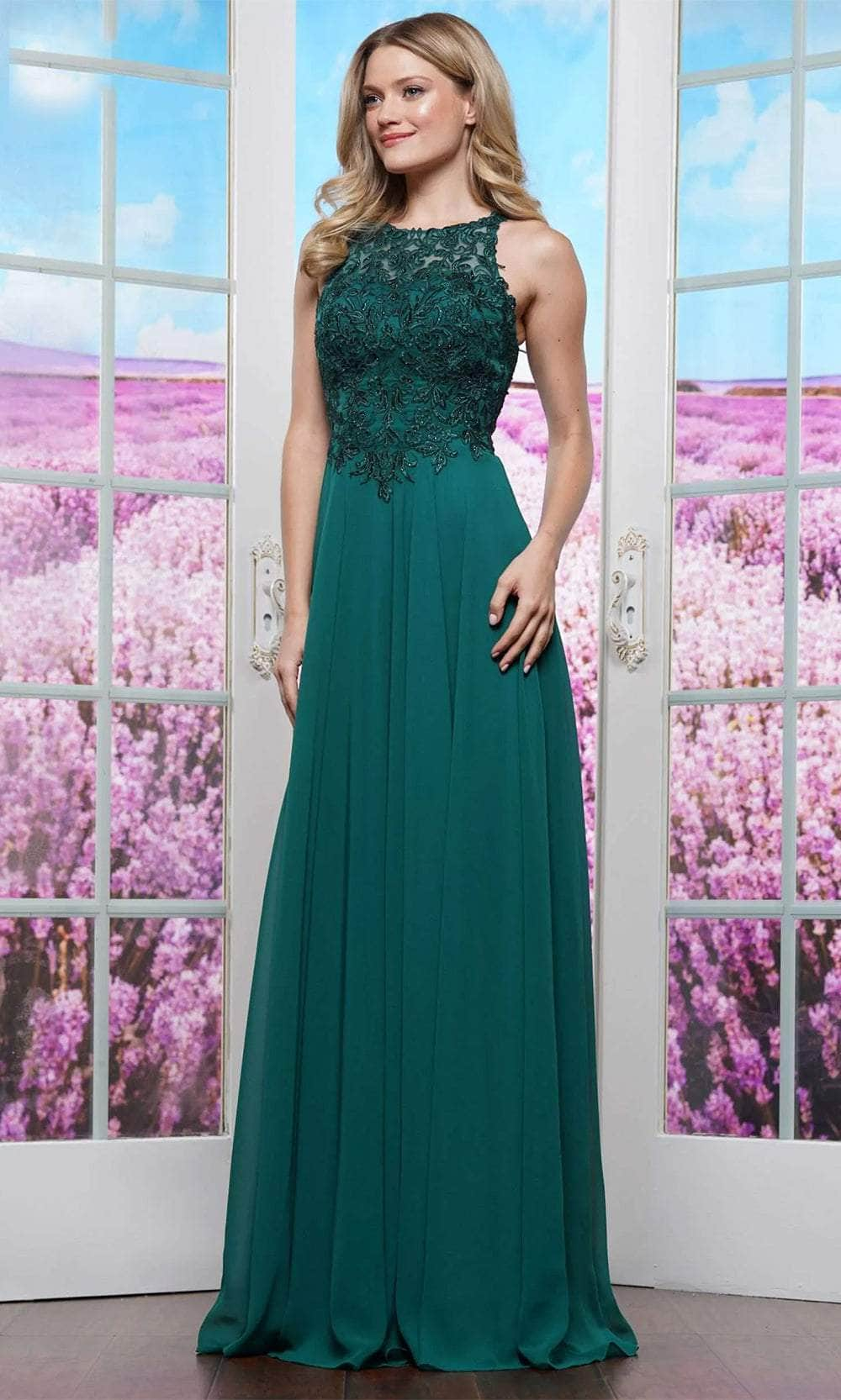 Colors Dress 3440 - Sleeveless Ornate Prom Dress Evening Dresses