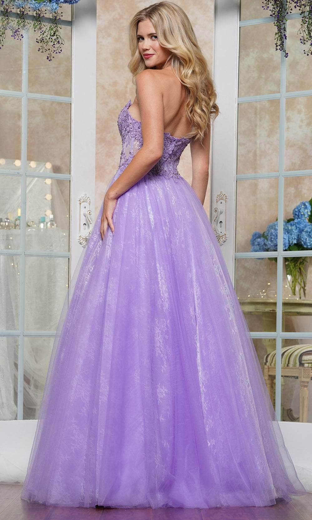 Colors Dress 3481 - Lace Layered Prom Dress Prom Dresses