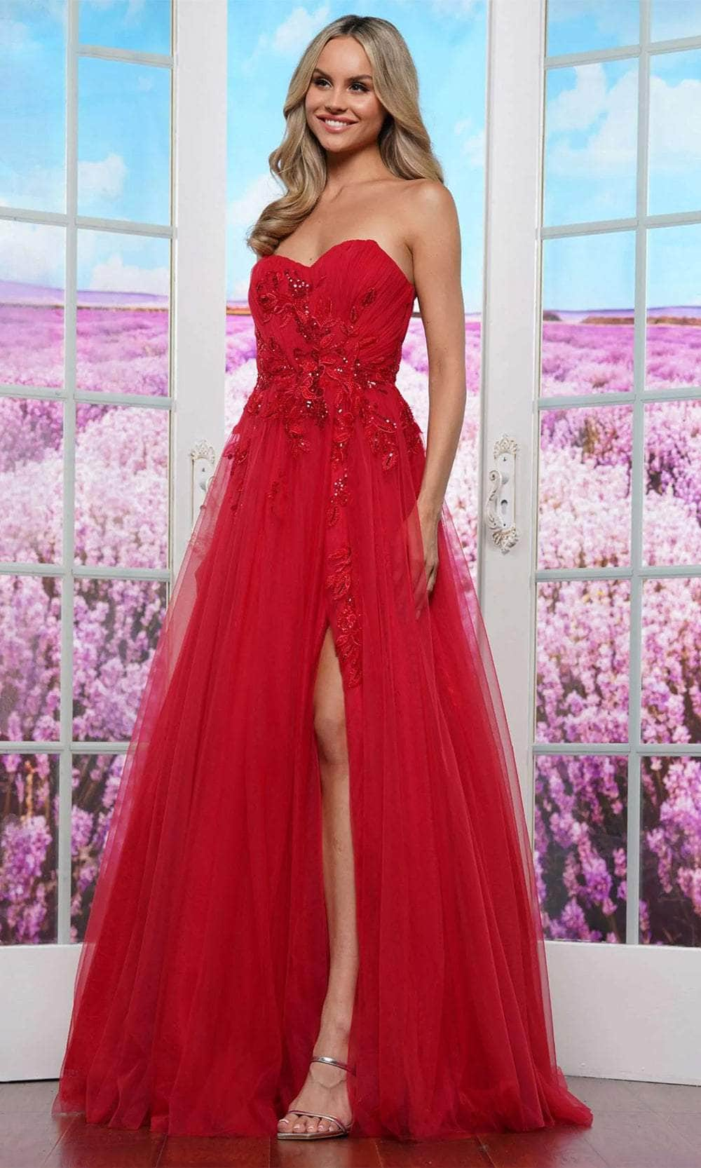 Colors Dress 3484 - Sweetheart Tulle Prom Dress Special Occasion Dress