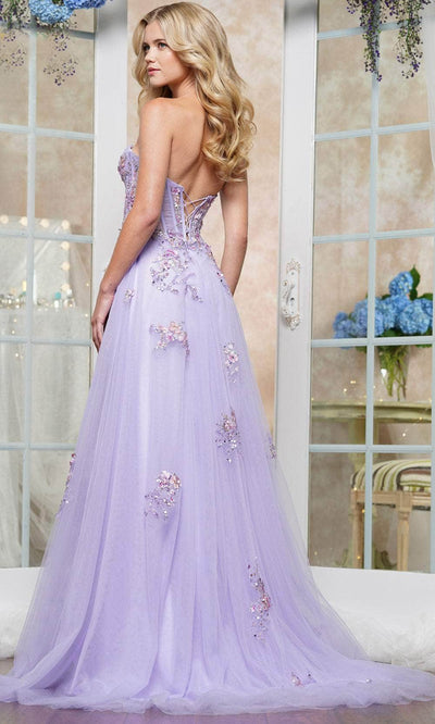 Colors Dress 3575 - Sweetheart Ruched Corset Prom Gown Evening Dresses