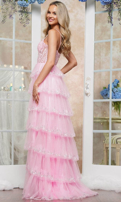 Colors Dress 3635 - Sweetheart Neck Beads Embellished Prom Gown Prom Dresses