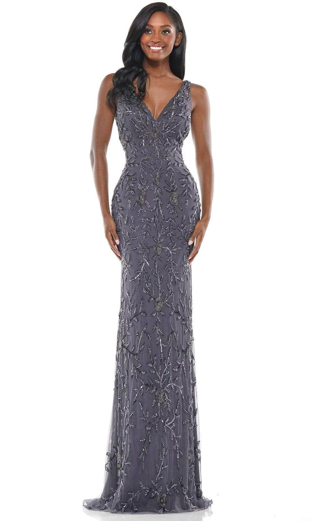 Colors Dress K102 - V Neck and Back Prom Dress ADASA Colors Dress K102 - V Neck and Back Prom Dress ADASA