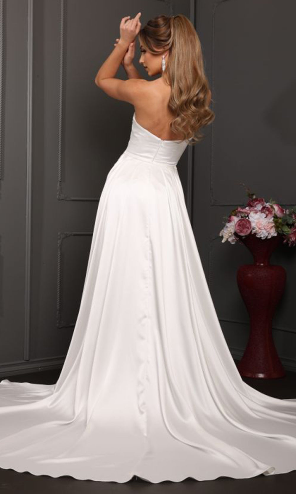 May Queen RQ8238 - Strapless Sweetheart Wedding Dress Wedding Dresses in White 