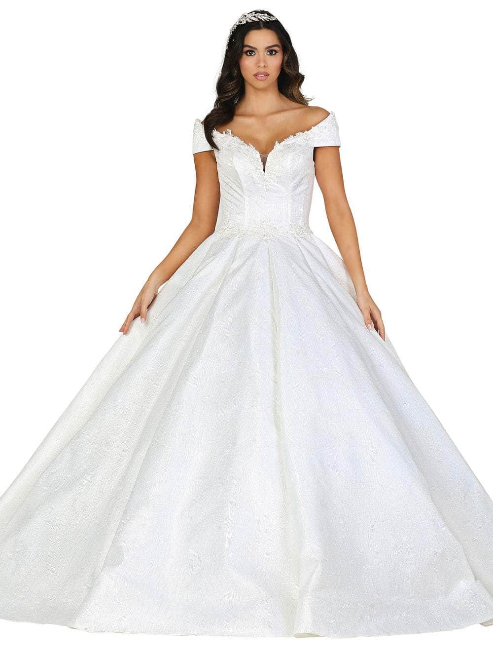Dancing Queen 0107 - Embroidered Off-Shoulder Ballgown Special Occasion Dresses