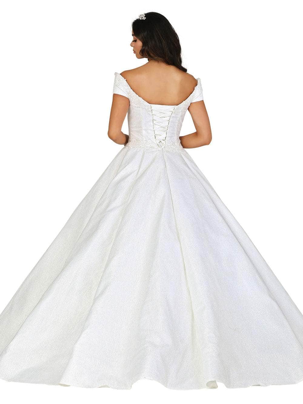 Dancing Queen 0107 - Embroidered Off-Shoulder Ballgown Special Occasion Dresses