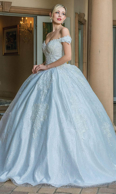Dancing Queen 0169 - Sweetheart Neck Off-Shoulder Ballgown Quinceanera Dresses  