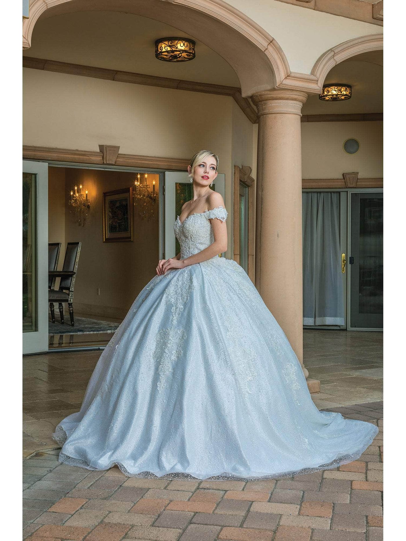 Dancing Queen 0169 - Sweetheart Neck Off-Shoulder Ballgown Special Occasion Dresses