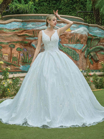 Dancing Queen 0177 - Sleeveless V-Neck Ballgown Special Occasion Dresses