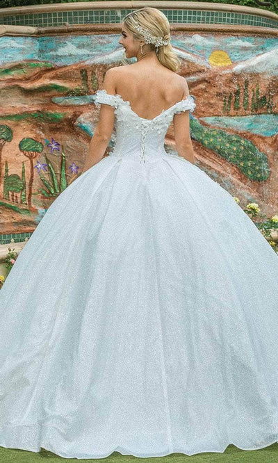 Dancing Queen 0213 - 3D Floral Embellished Ballgown Quinceanera Dresses  