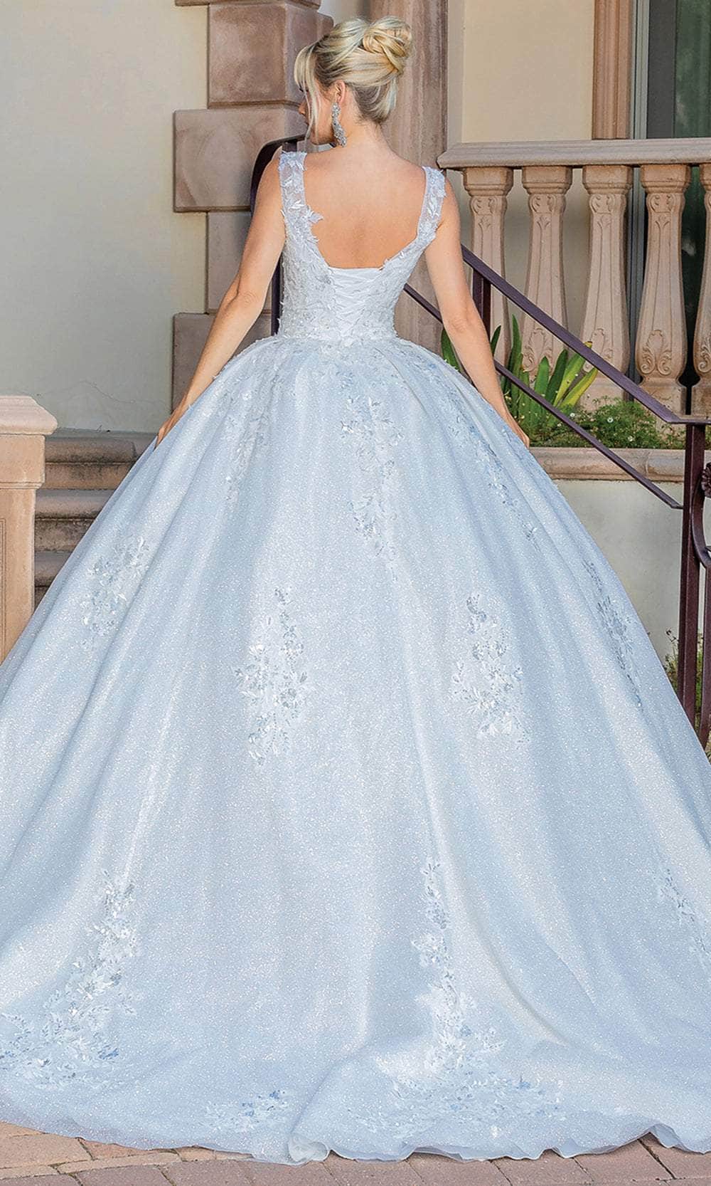 Dancing Queen 0252 - Embroidered Sleeveless Ballgown QuinceaneraDresses XS / 