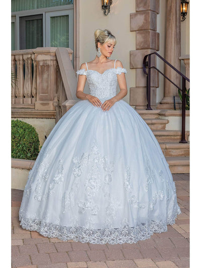 Dancing Queen 0257 - Embroidered Wedding Ballgown Special Occasion Dresses