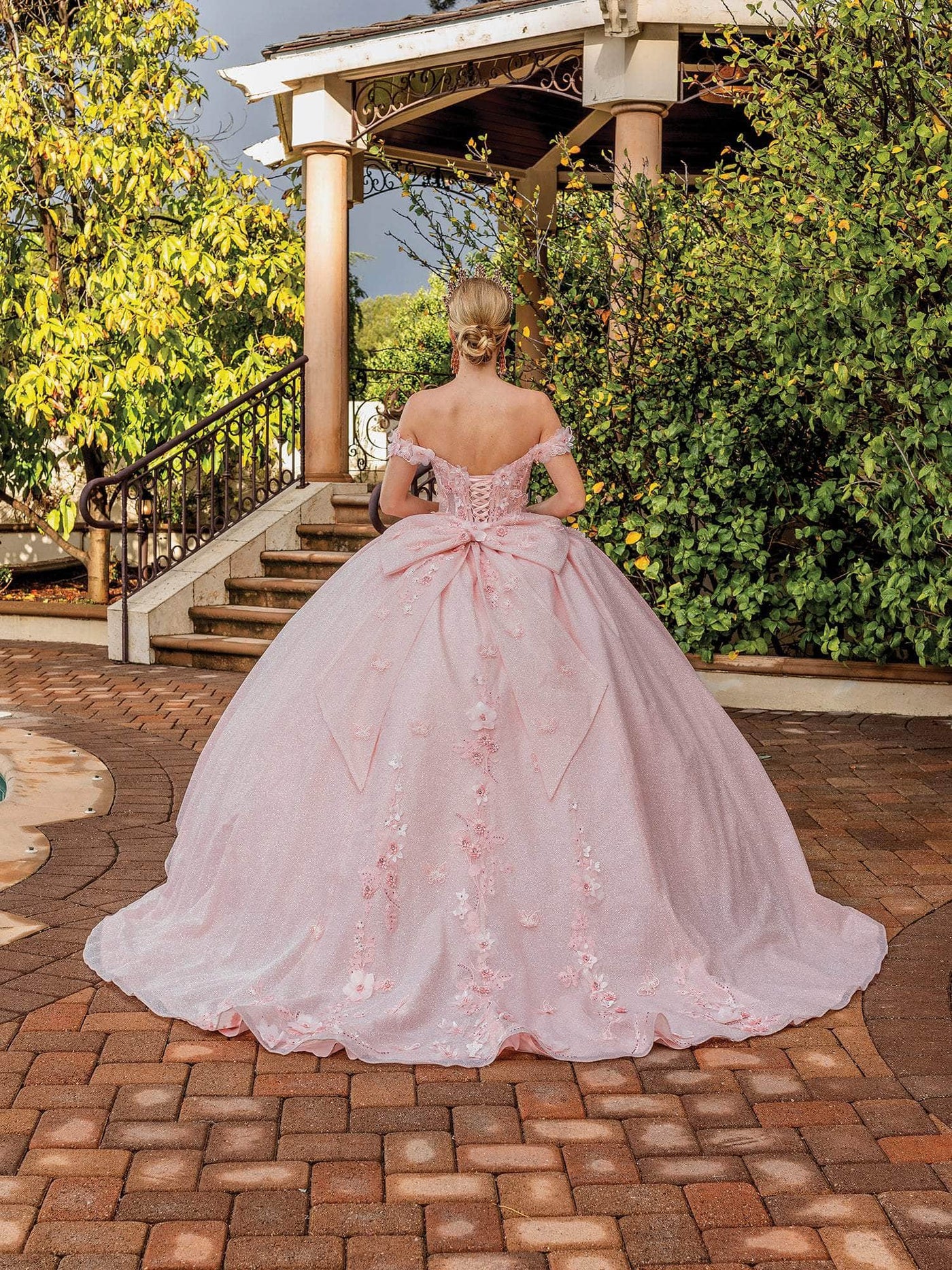 Dancing Queen 1888 - Floral Off Shoulder Ballgown Special Occasion Dresses