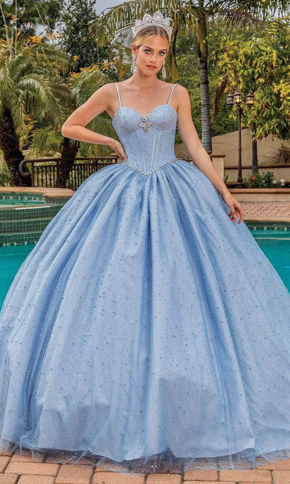 Dancing Queen 1891 - Sweetheart Lace-Up Ballgown Quinceanera Dresses  
