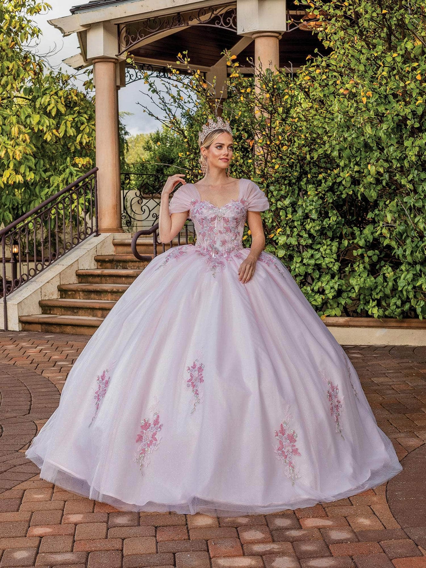 Dancing Queen 1892 - Ruffled Cap Sleeve Ballgown Special Occasion Dresses
