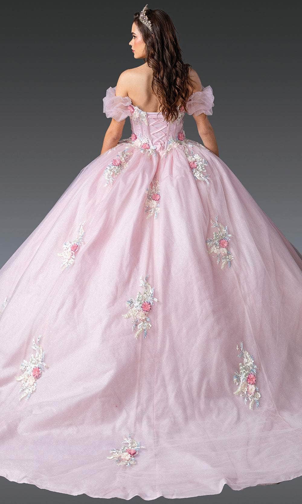 Dancing Queen 1900 - Embroidered Corset Bodice Ballgown Quinceanera Dresses