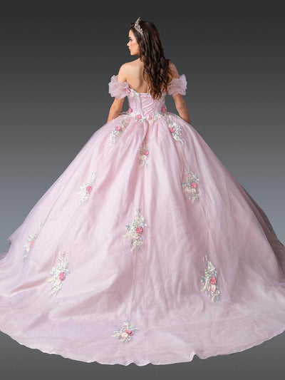 Dancing Queen 1900 - Embroidered Corset Bodice Ballgown Quinceanera Dresses