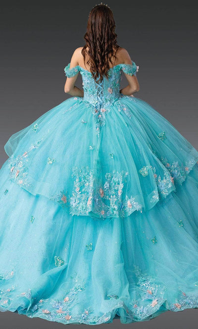 Dancing Queen 1974 - Applique Embellished Sweetheart Ballgown Quinceanera Dresses
