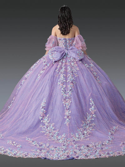 Dancing Queen 1979 - Embroidered Strapless Quinceanera Gown Quinceanera Dresses