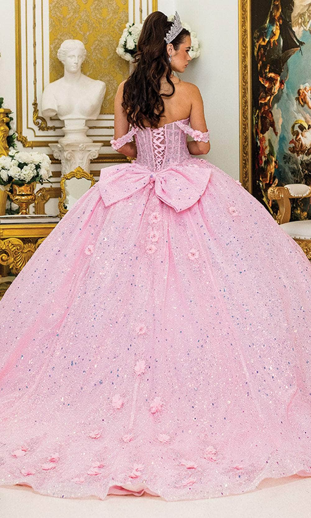Dancing Queen 1984 - Floral Appliqued Glitter Sweetheart Ballgown Ball Gowns