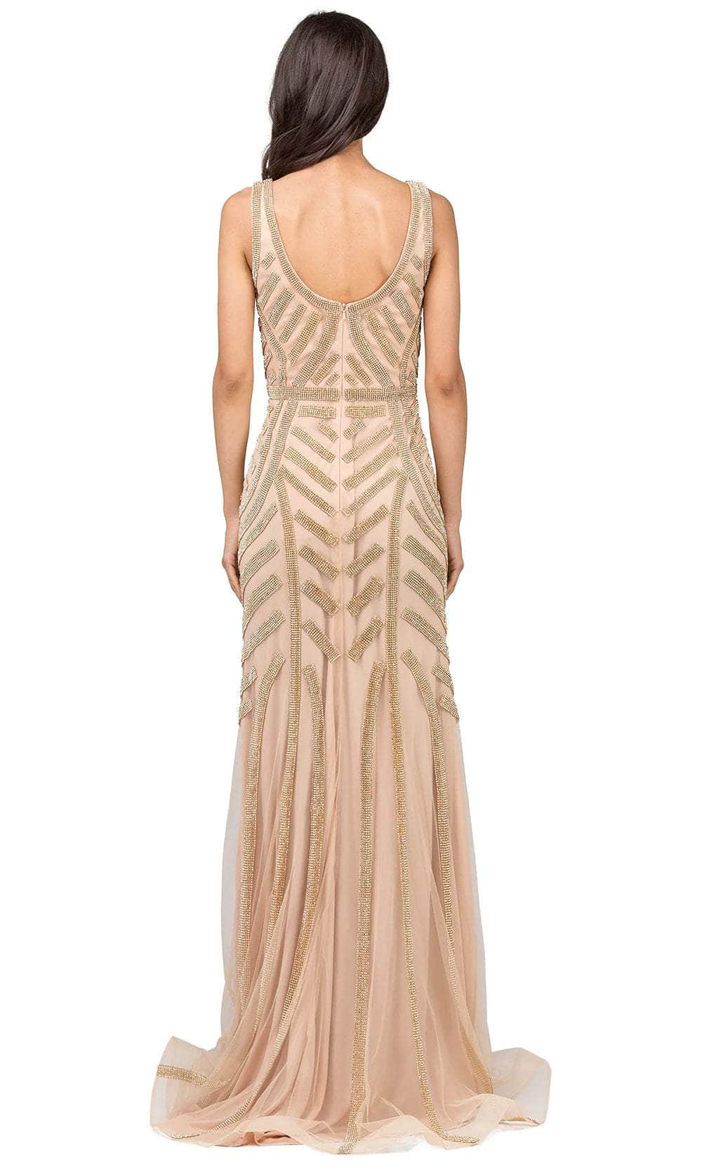 geometric bridesmaid dresses Blush Geometric Pattern Sequin Thin Straps Bridesmaid Dress