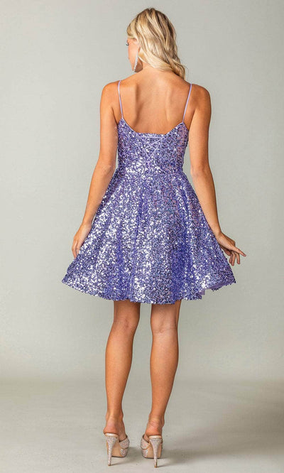 Dancing Queen 3356 - Sequin A-Line Cocktail Dress Special Occasion Dresses