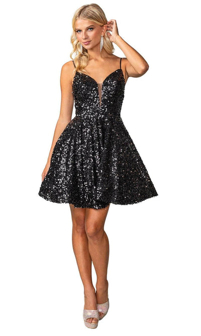 Dancing Queen 3356 - Sequin A-Line Cocktail Dress Special Occasion Dresses