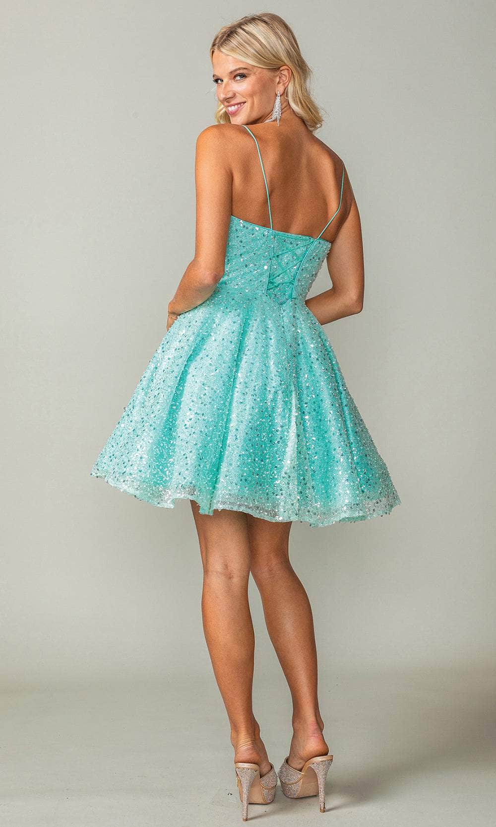 Dancing Queen 3359 - A-Line Sequin Cocktail Dress Special Occasion Dresses