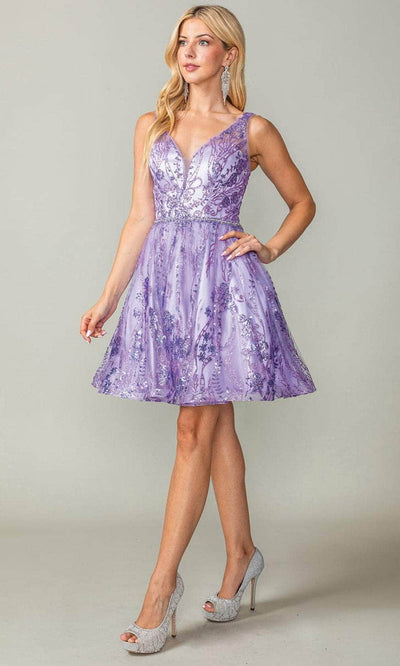 Dancing Queen 3364 - Glitter A-Line Cocktail Dress Special Occasion Dresses