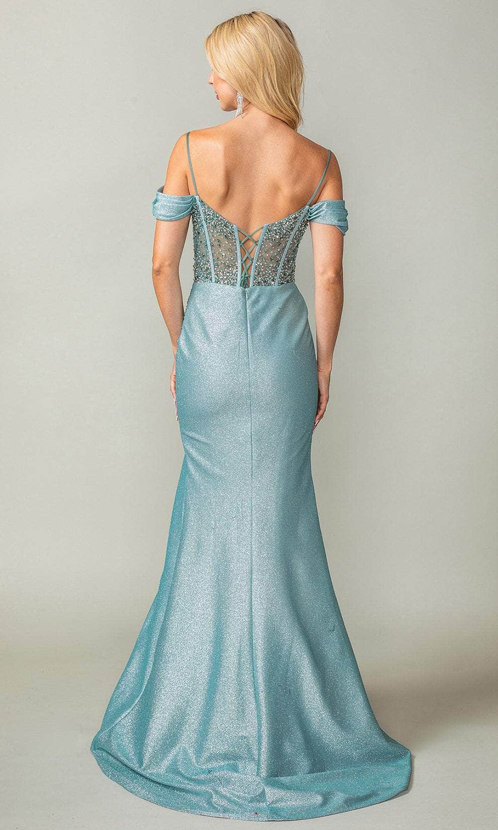 Dancing Queen 4367 - Beaded Corset Prom Dress Prom Dresses