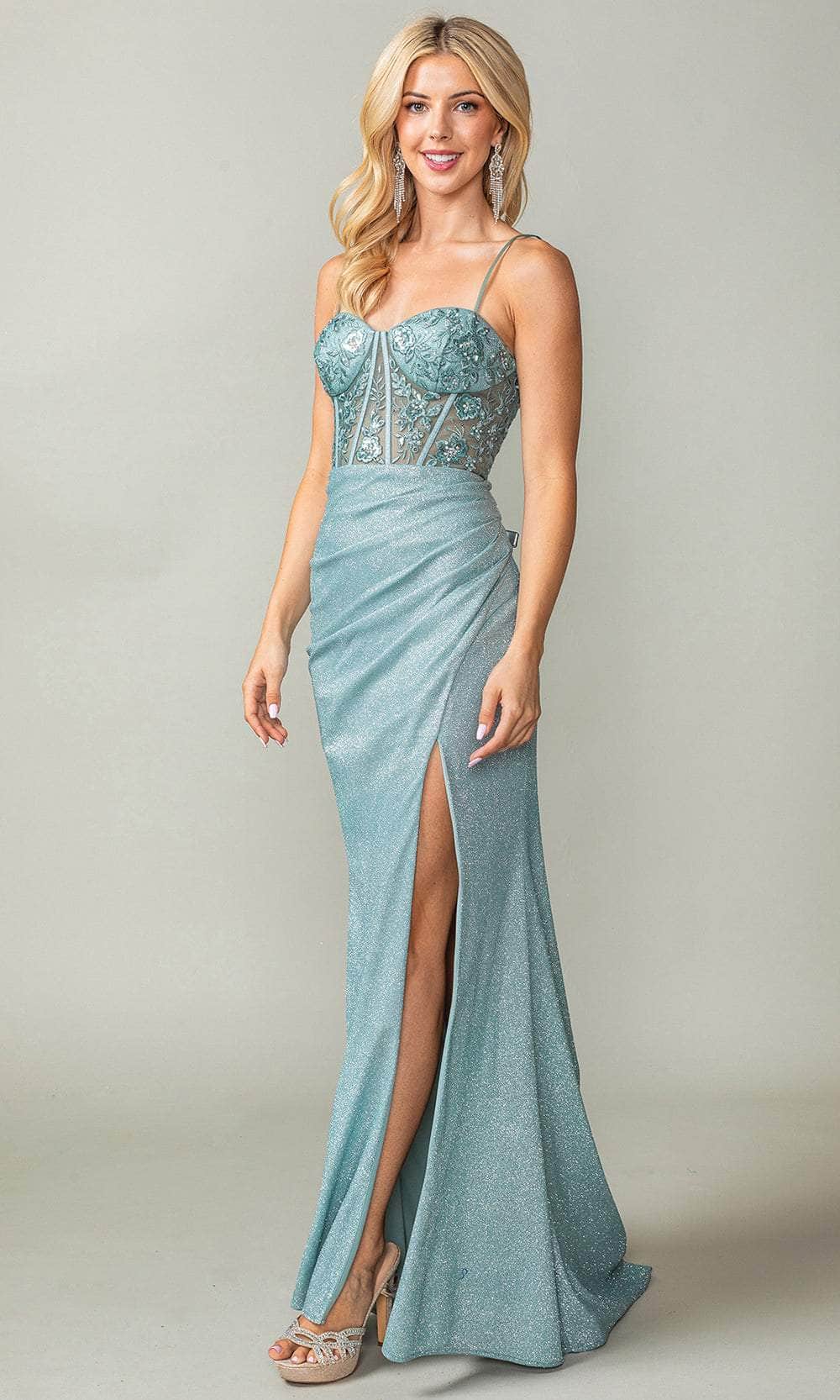 Dancing Queen 4369 - Sweetheart Sleeveless Prom Gown Prom Dresses 
