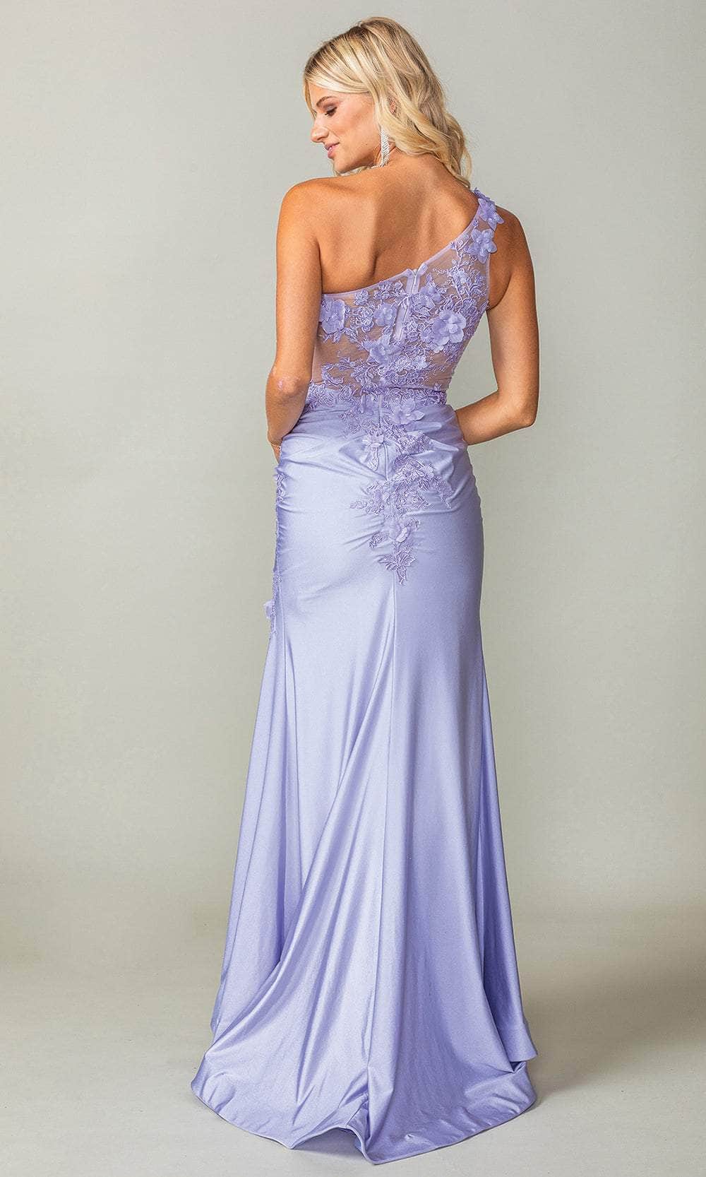 Dancing Queen 4381 - Asymmetric Embroidered Prom Gown Prom Dresses 