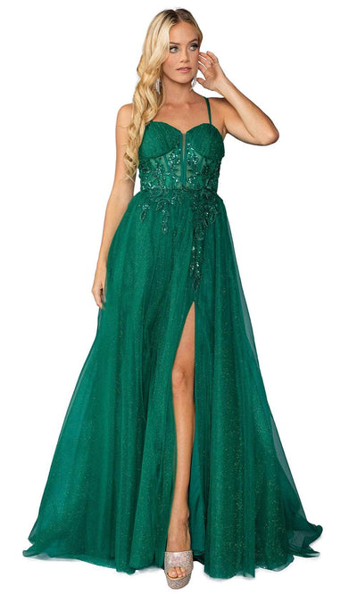 Dancing Queen 4393 - Embellished A-Line Prom Gown Prom Dresses XS /