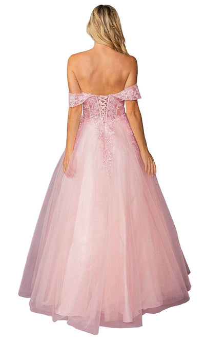 Dancing Queen 4429 - Applique Corset Prom Dress Prom Dresses 