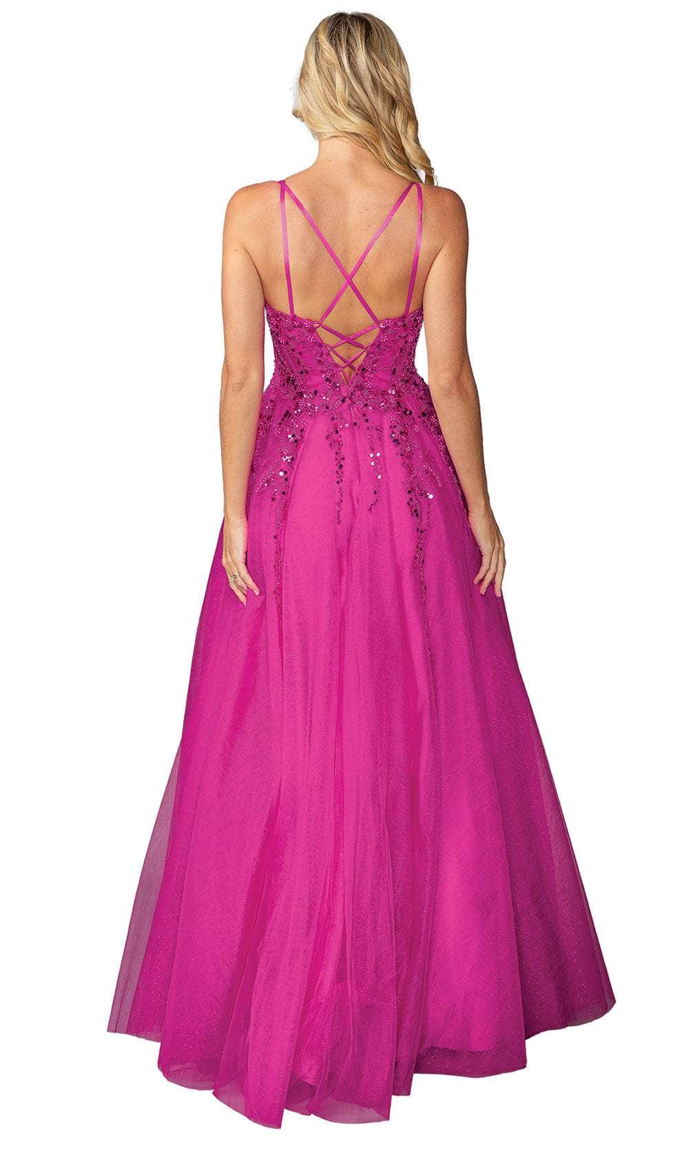 Dancing Queen 4437 - Sequin Corset Prom Dress Prom Dresses 