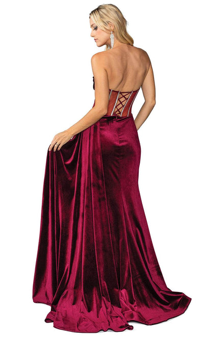 Dancing Queen 4449 - Rhinestone Embellished Sweetheart Gown Prom Dresses 