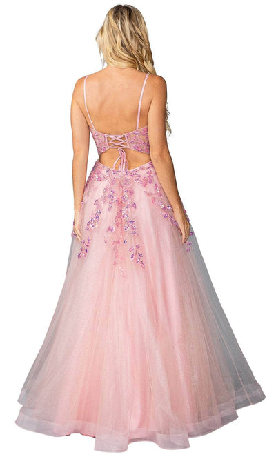 Dancing Queen 4451 - Corset Sleeveless Gown Prom Dresses 