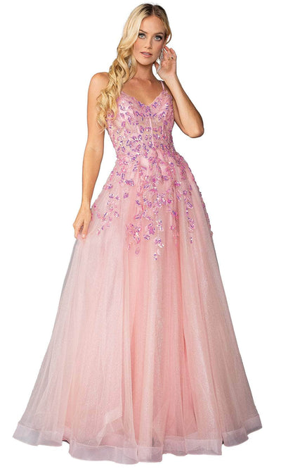 Dancing Queen 4451 - Corset Sleeveless Gown Prom Dresses XS /