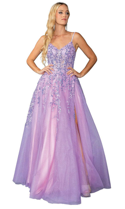 Dancing Queen 4452 - Sleeveless A-Line Gown Prom Dresses XS /
