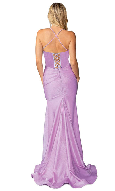 Dancing Queen 4456 - Corset Bodice Ruched Gown Prom Dresses 