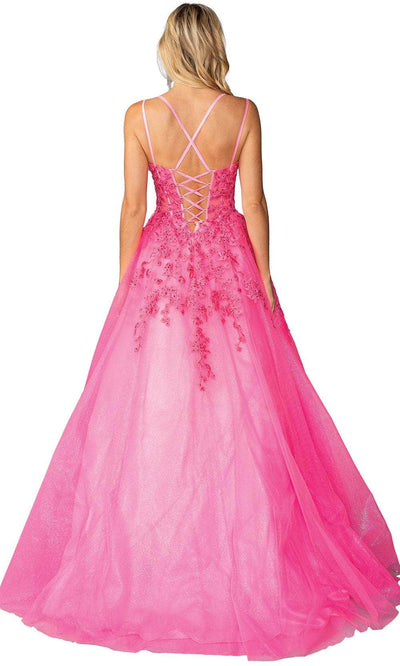 Dancing Queen 4459 - Lace-Up Back Sleeveless Ballgown Ball Gowns