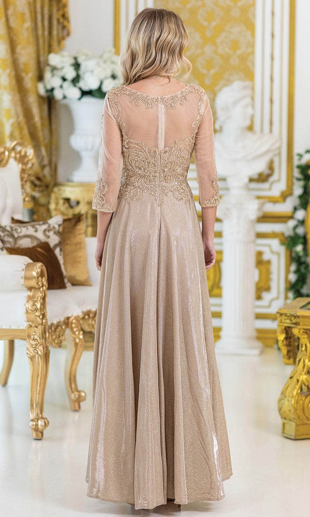 Dancing Queen 4498 - Beaded Embroidered A-line Gown Mother of the Bride Dresses